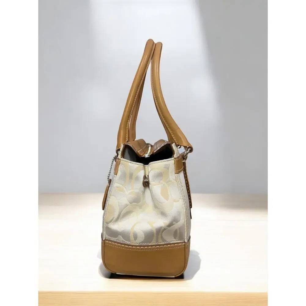 Y2K Coach 11818 Madeline Optic Signature Satchel & Fold Over Wallet